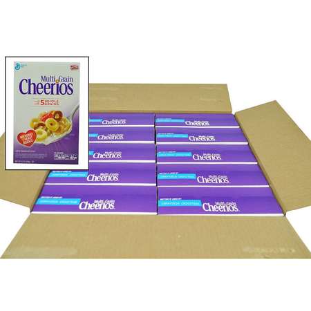 CHEERIOS Multigrain Cheerios Cereal Box 12 oz., PK10 16000-48769